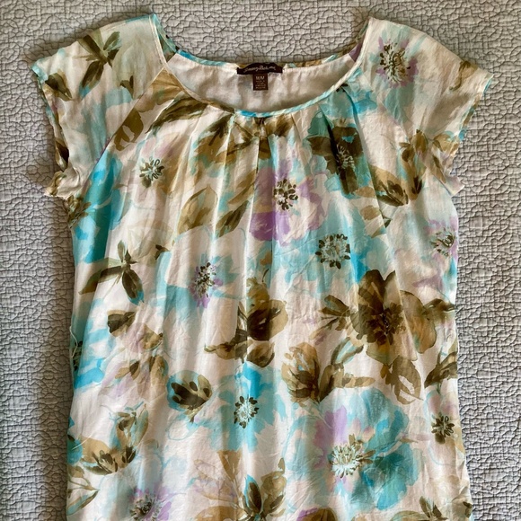 Tommy Bahama Cotton & Silk Floral Dress - Picture 8 of 10